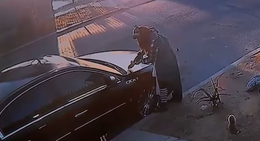 Βίντεο: Γυναίκα βανδάλιζε αυτοκίνητο για … 6 ώρες