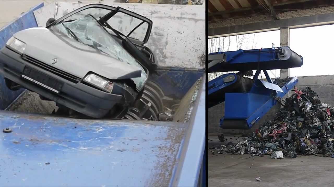 Το μηχάνημα-τέρας που «καταπίνει» αυτοκίνητα (βίντεο)