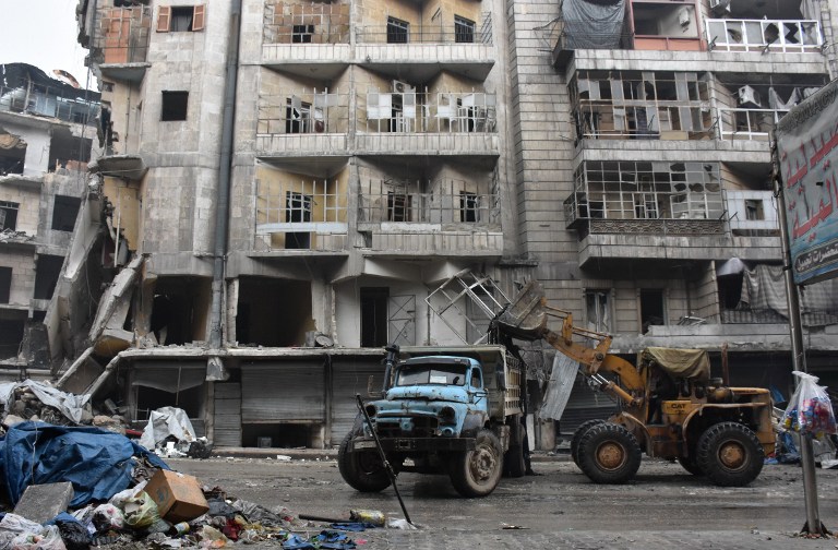 Νέα εποχή για το Χαλέπι: Οι πρώτες εικόνες από τον καθαρισμό των χαλασμάτων (φωτό)