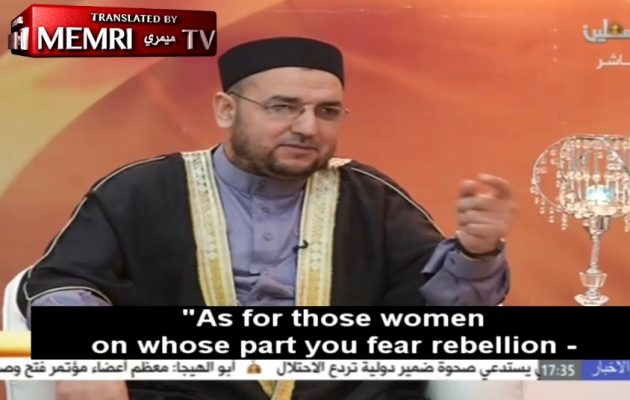 Παλαιστίνιος ιεροκήρυκας μιλά για τον σωστό τρόπο … ξυλοδαρμού των γυναικών σύμφωνα με το Ισλάμ (βίντεο)