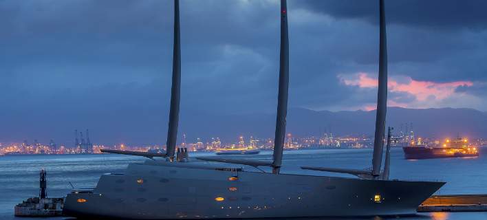 Κατασχέθηκε στο Γιβραλτάρ το μεγαλύτερο ιστιοπλοϊκό σκάφος στον κόσμο λόγω χρεών (φωτό)