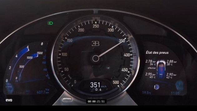Βίντεο: Έτσι επιταχύνει η Bugatti Chiron!