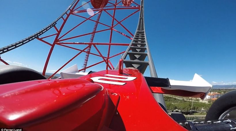 Red Force: Η Ferrari κατασκεύασε τρενάκι που πιάνει 180 χλμ σε 5 δευτερόλεπτα (βίντεο)