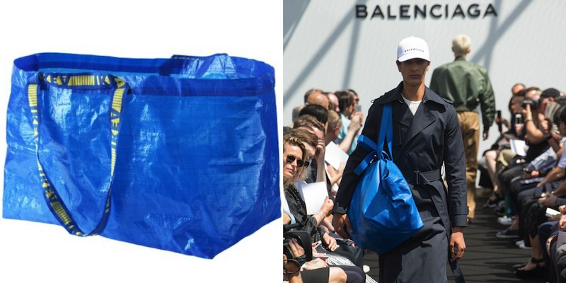 Αντιγραφή της εικονικής μπλε τσάντας από τα ΙΚΕΑ για τον Balenciaga αλλά με τιμή … 1.700 ευρώ! (φωτό)