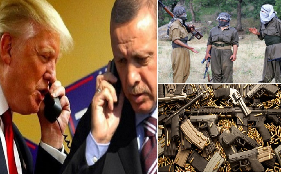 Aγρίεψε ο Ρ.Τ. Ερντογάν: «Να ανακαλέσει ο Ν.Τραμπ την απόφασή του να εξοπλίσει τους Κούρδους πριν πάω εκεί»!