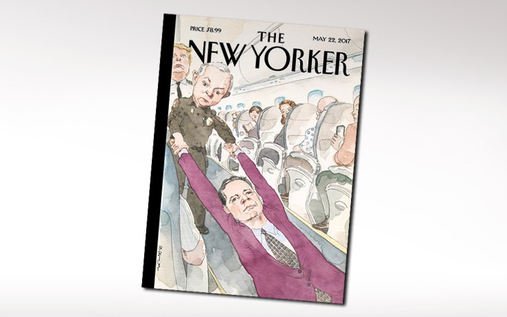 New Yorker: Καυστικό εξώφυλλο για την αποπομπή του επικεφαλής του FBI (φωτό)