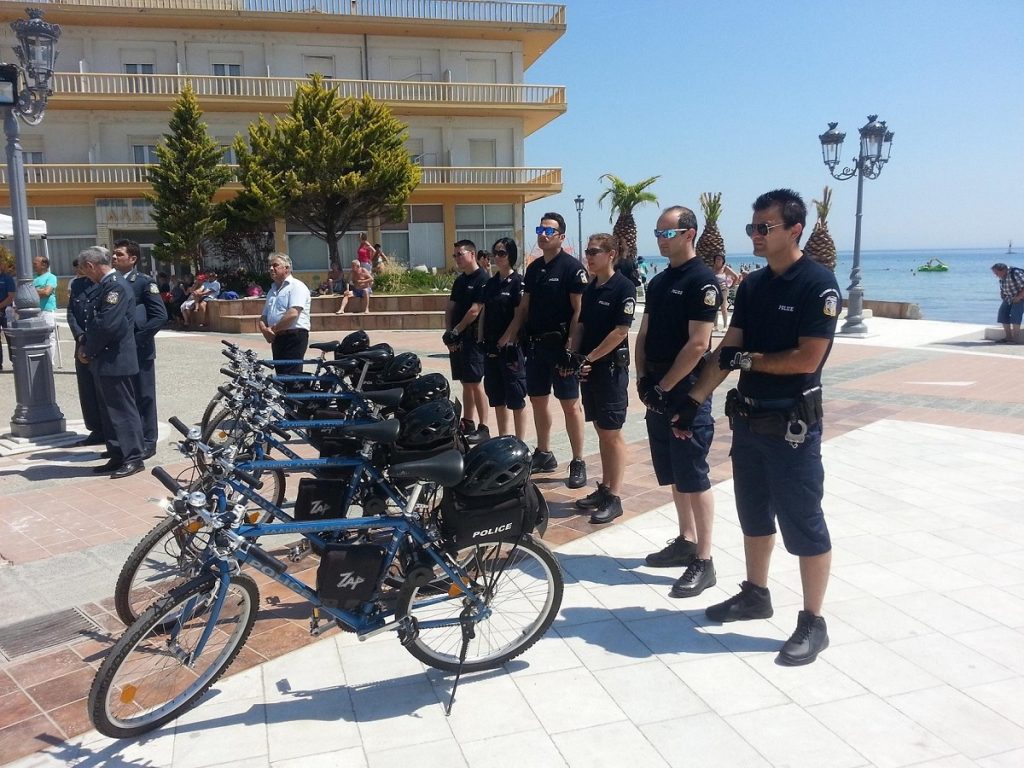 Με ηλεκτροκίνητα ποδήλατα θα περιπολούν έξι αστυνομικοί στην Κατερίνη