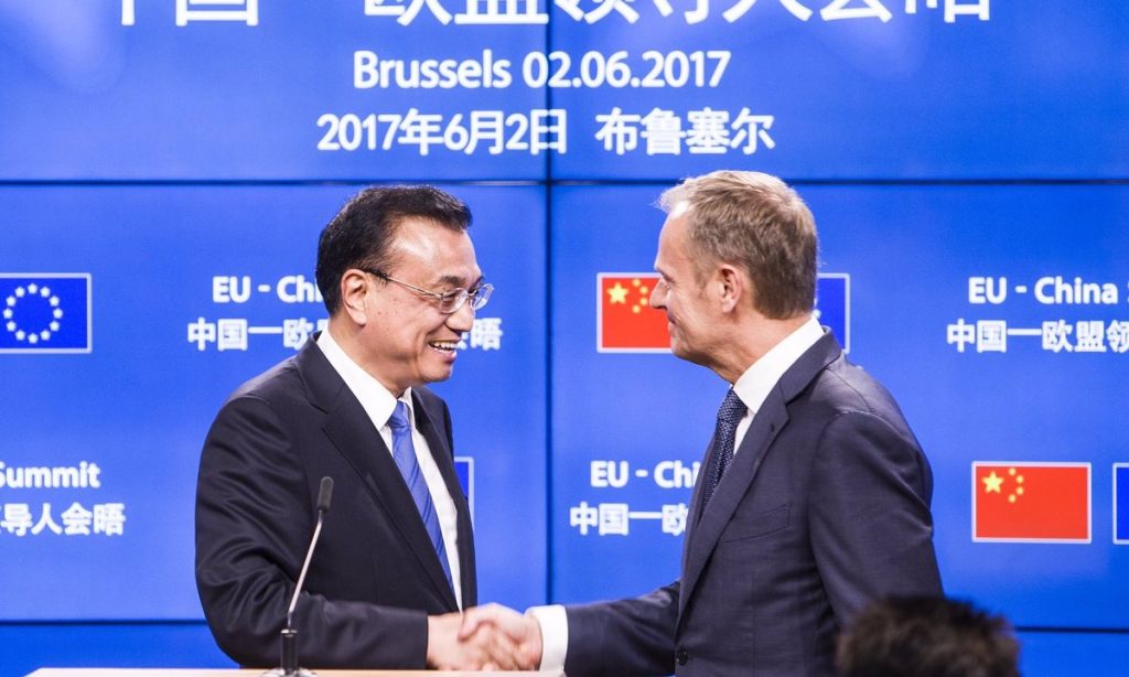 Ντ. Τουσκ: «Η πιο «ελπιδοφόρα» σύνοδος κορυφής ΕΕ-Κίνας»
