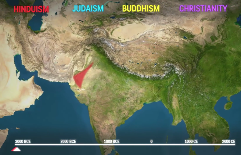 Πώς εξαπλώθηκαν οι 5 μεγαλύτερες θρησκείες ανά τους αιώνες (βίντεο)