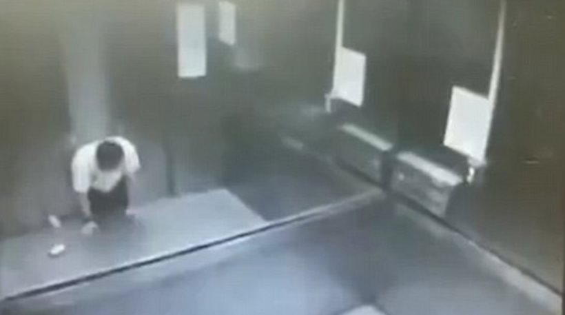 Άντρας παγιδεύεται σε ανελκυστήρα και χάνει τη ζωή του – Πολύ σκληρό βίντεο