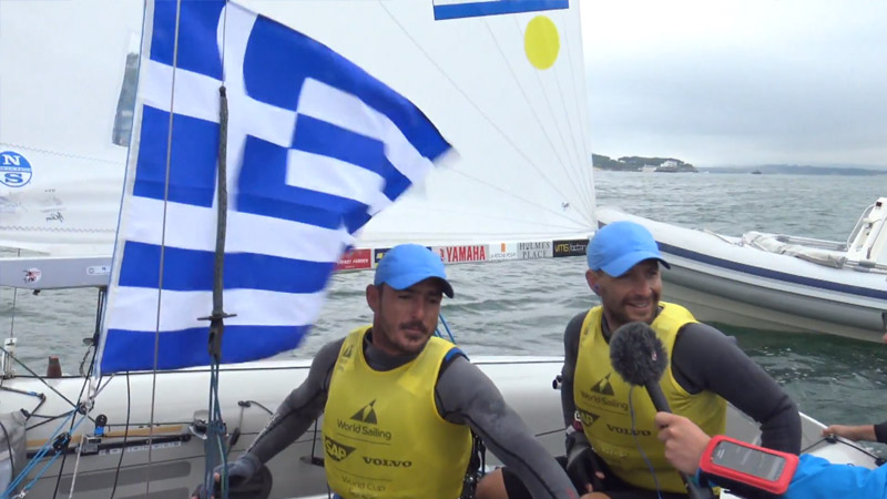 Χρυσοί στο Παγκόσμιο Ιστιοπλοΐας οι Ολυμπιονίκες Τ. Μάντης και Π. Καγιαλής (φωτό)
