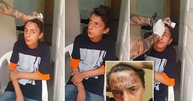 Τattoo artist έπιασε ανήλικο κλέφτη και του έκανε τατουάζ στο μέτωπο: «είμαι κλέφτης»! (βίντεο)