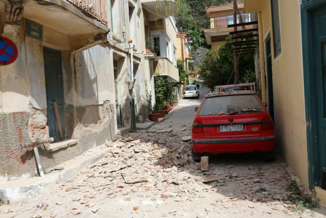 Λέσβος: Σε κατάσταση έκτακτης ανάγκης κηρύχθηκε μετά τον σεισμό