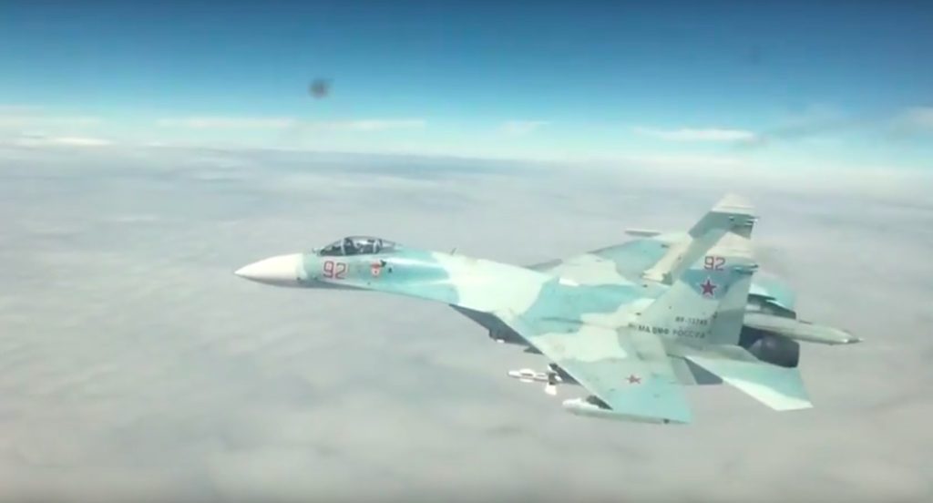 Αναχαίτιση Β-1Β από Su-27 στην Βαλτική: Βίντεο μέσα από το πιλοτήριο