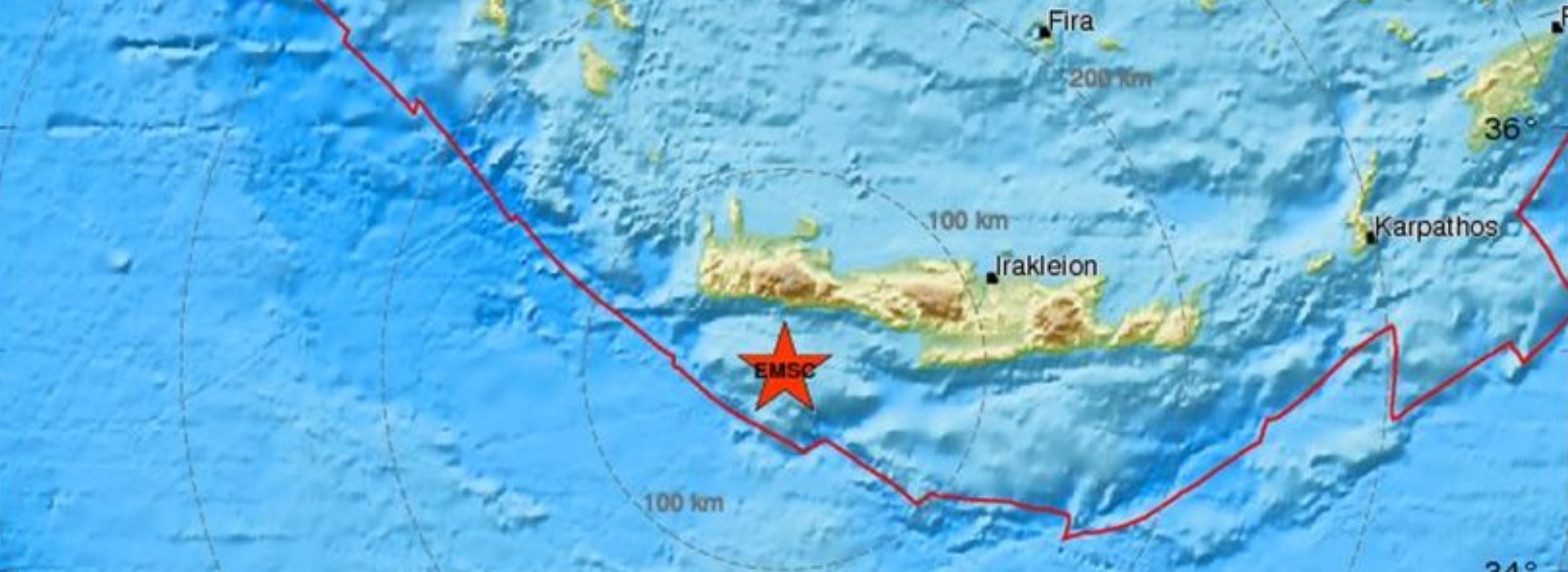 Σεισμός στην Γαύδο 4 Ρίχτερ