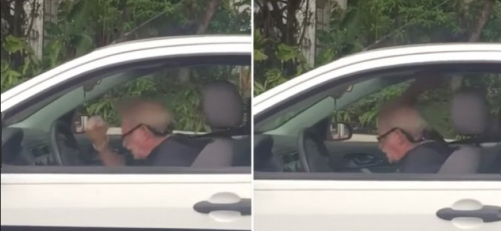 Τρομερός παππούς ξεφαντώνει με Mettalica μέσα στο αυτοκίνητό του (βίντεο)