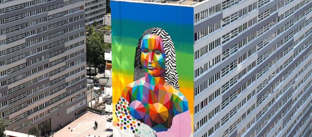 Η Μόνα Λίζα σε τοιχογραφία στο Παρίσι έτσι όπως δεν την έχετε ξαναδεί (βίντεο)