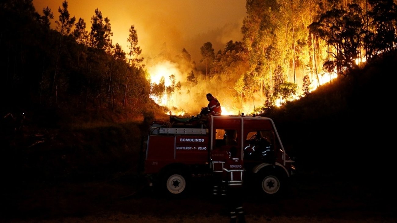 Συνεχίζει η μάχη με τις φλόγες στην Πορτογαλία: Στους 63 οι νεκροί (φωτό)