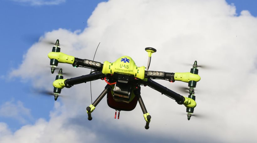 Τα drones θα δώσουν στο μέλλον τη λύση σε περιπτώσεις καρδιακών προσβολών (φωτό)