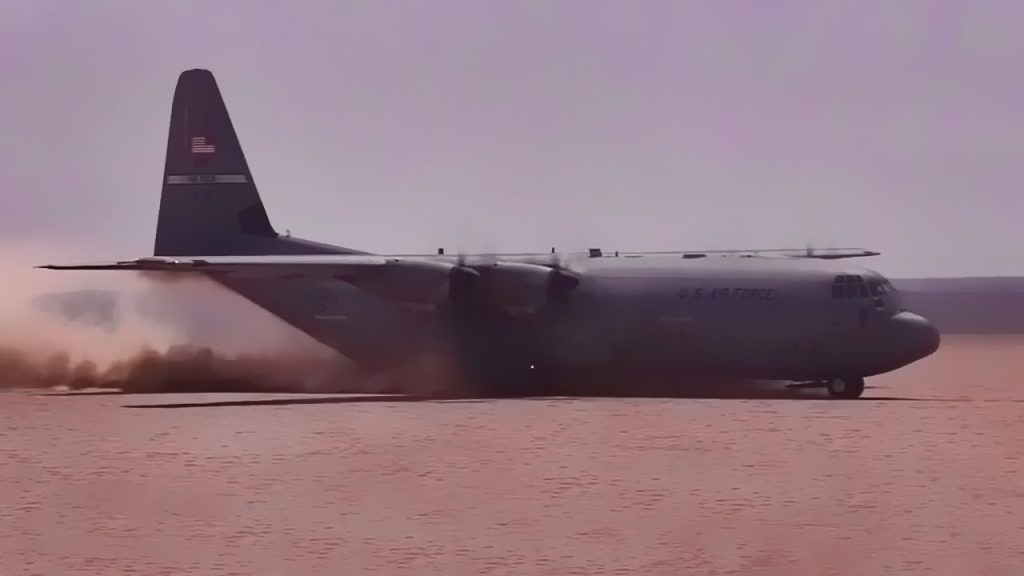 Μοναδικό βίντεο: Αμμοθύελλα από ένα C-130J Super Hercules της USAF