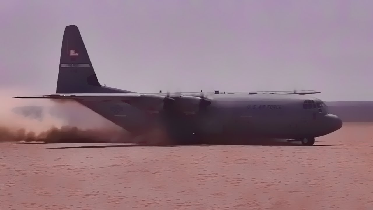 Μοναδικό βίντεο: Αμμοθύελλα από ένα C-130J Super Hercules της USAF