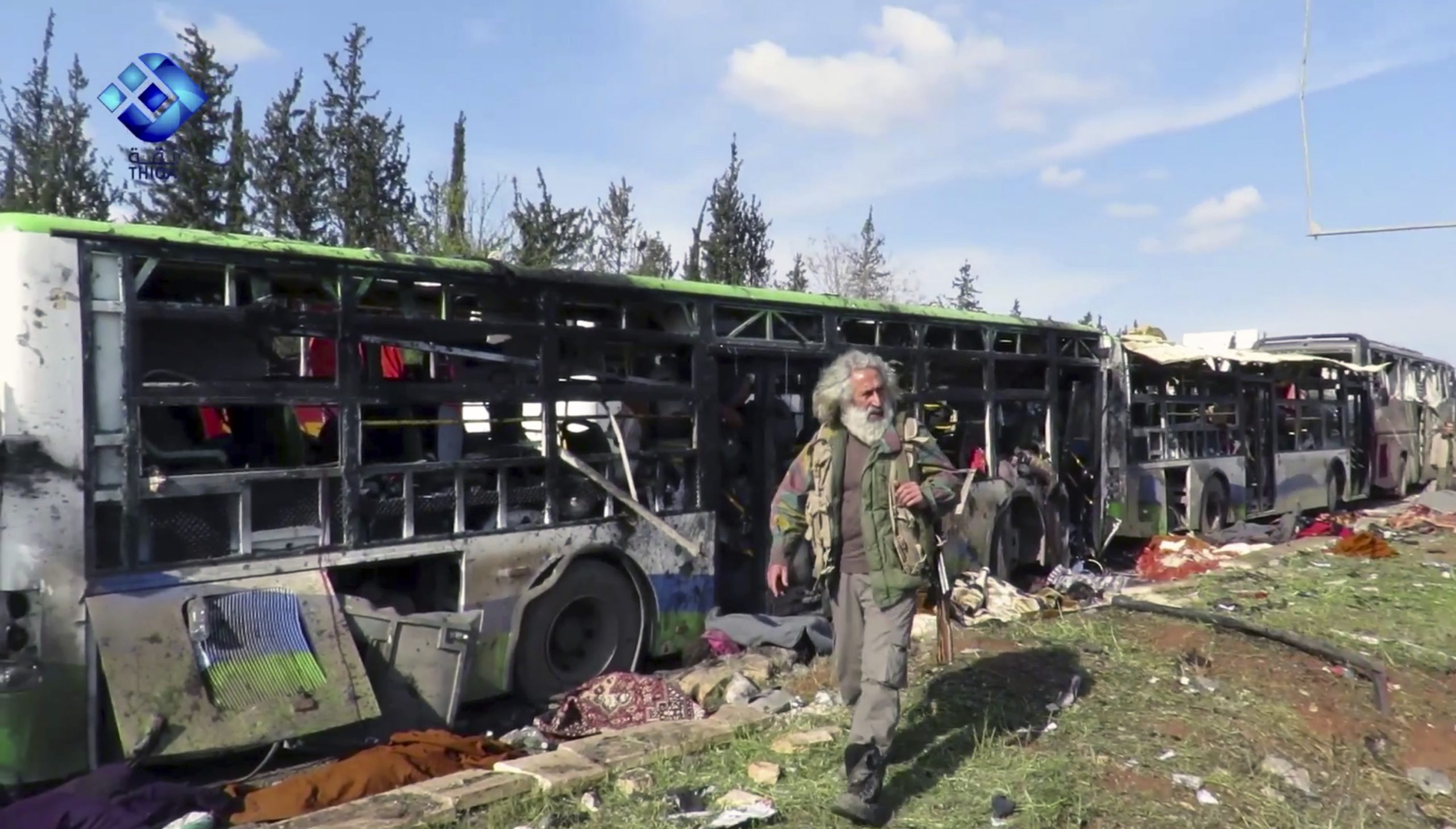 Συρία: Τρεις νεκροί από επίθεση αυτοκτονίας σε κεντρικό σταθμό λεωφορείων στην πόλη Χάμα (φωτό)
