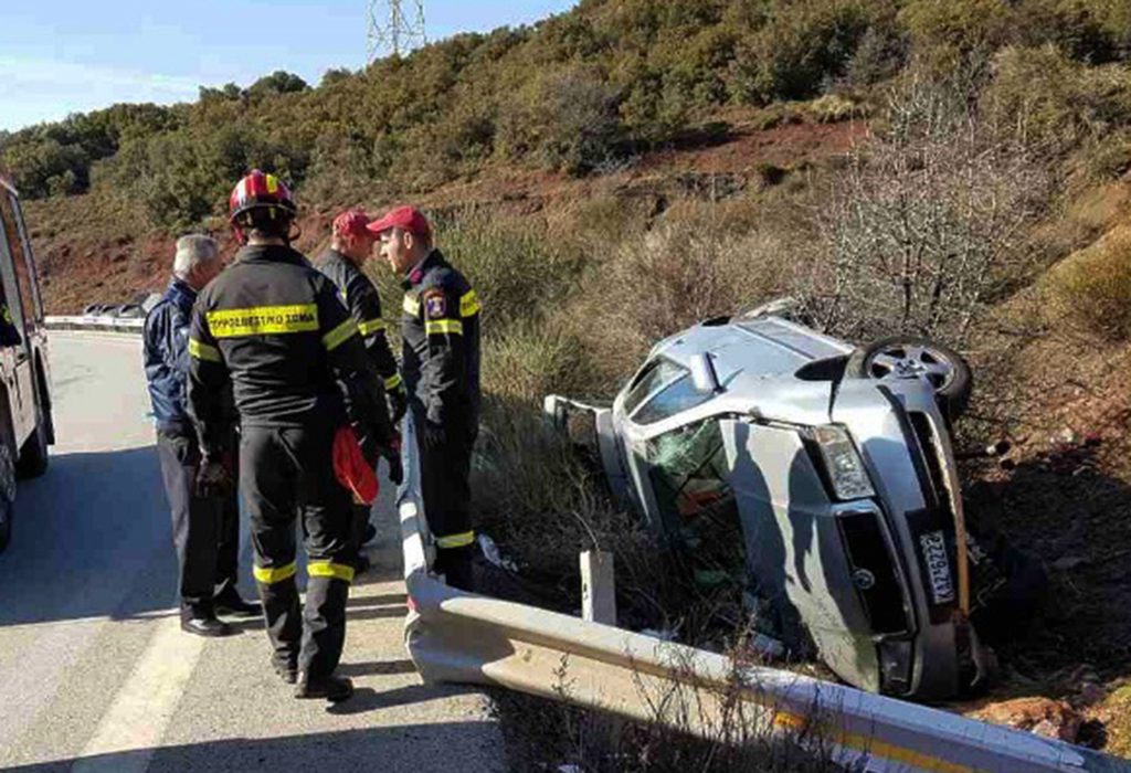Λαμία: Τραγικό δυστύχημα με εγκλωβισμένο οδηγό