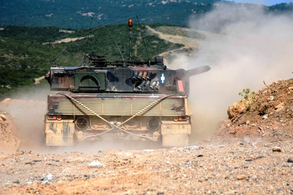 Έβρος: Φράγμα πυρός από Leopard 2HΕL της ΧΙΙ Μ/Κ ΜΠ