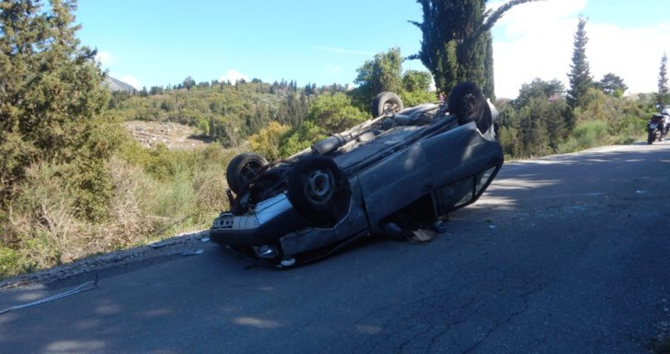 Θεσσαλονίκη: Αυτοκίνητο αναποδογυρίστηκε λόγω της κακοκαιρίας – Ένας τραυματίας