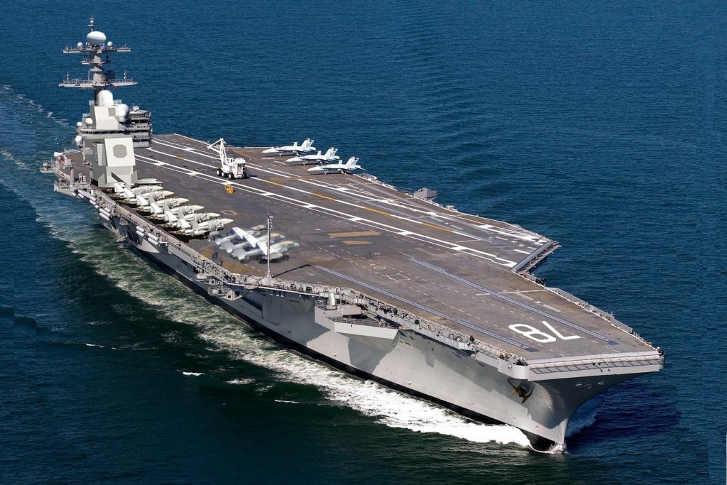 «Βγαίνει» στις θάλασσες το πανίσχυρο αεροπλανοφόρο USS Gerald R Ford των ΗΠΑ- Δηλώσεις Ν.Τραμπ (φωτό, βίντεο)