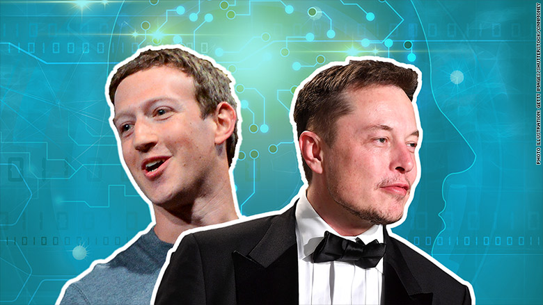 «Μπρα-ντε-φερ» mr. Facebook και Έλον Μασκ για τους κινδύνους απ’ την ανάπτυξη τεχνητής νοημοσύνης (φωτό, βίντεο)