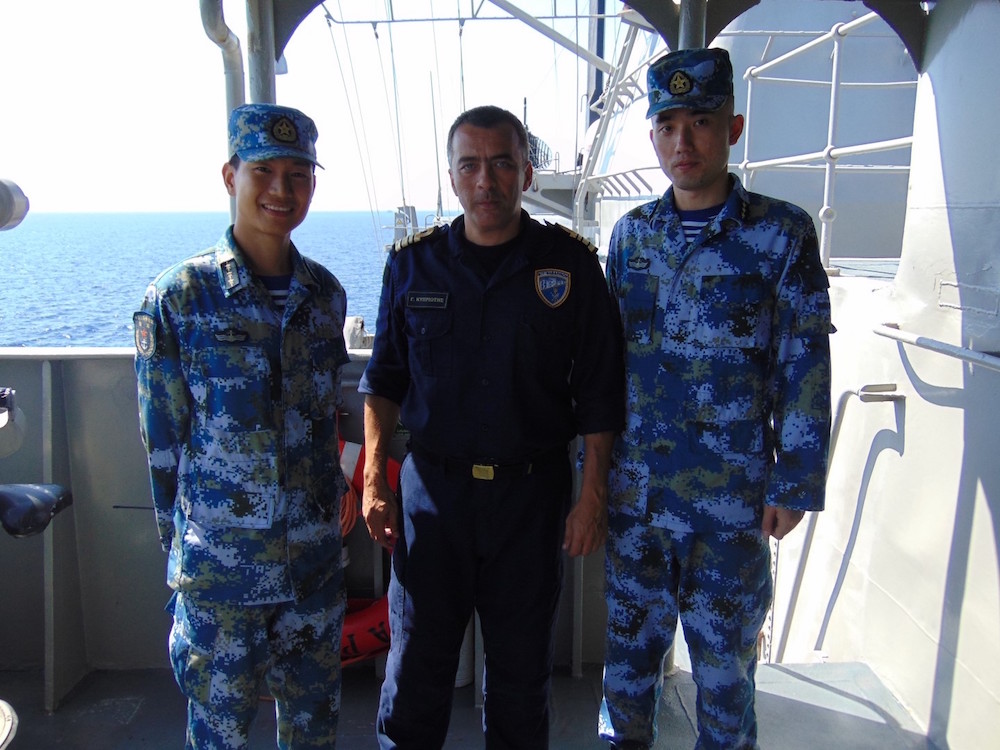 Συνεκπαίδευση του Πολεμικού Ναυτικού με το Ναυτικό της Κίνας (φωτό)