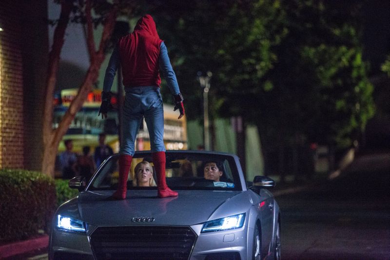 Κινηματογραφική σκηνή από το πολυτελές Audi A8 στη νέα ταινία «Spider – Man: Homecoming»