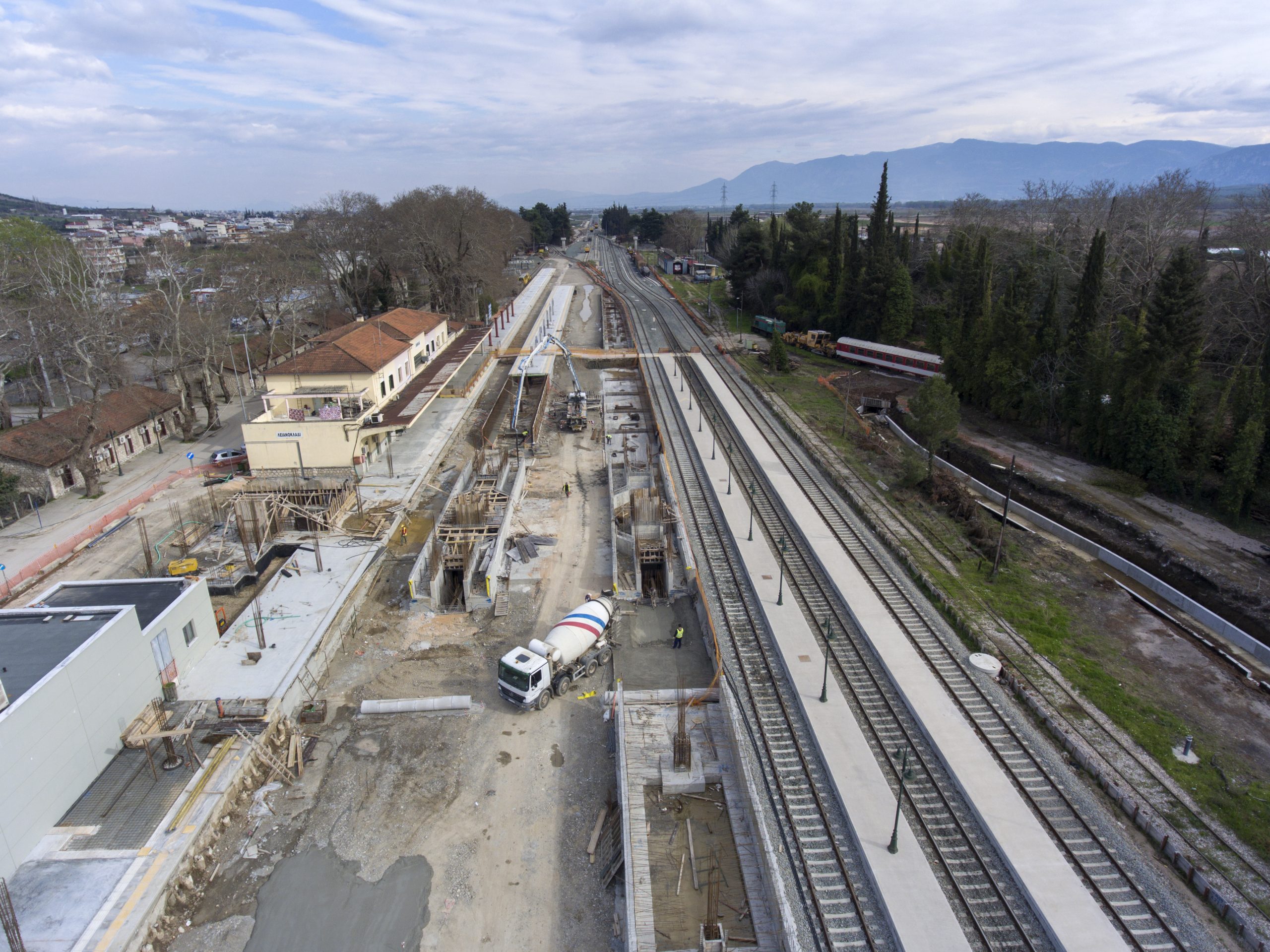Εργασίες αποκατάστασης στη γραμμή Λειανοκλάδι-Παλαιοφάρσαλος από την ΤΡΑΙΝΟΣΕ