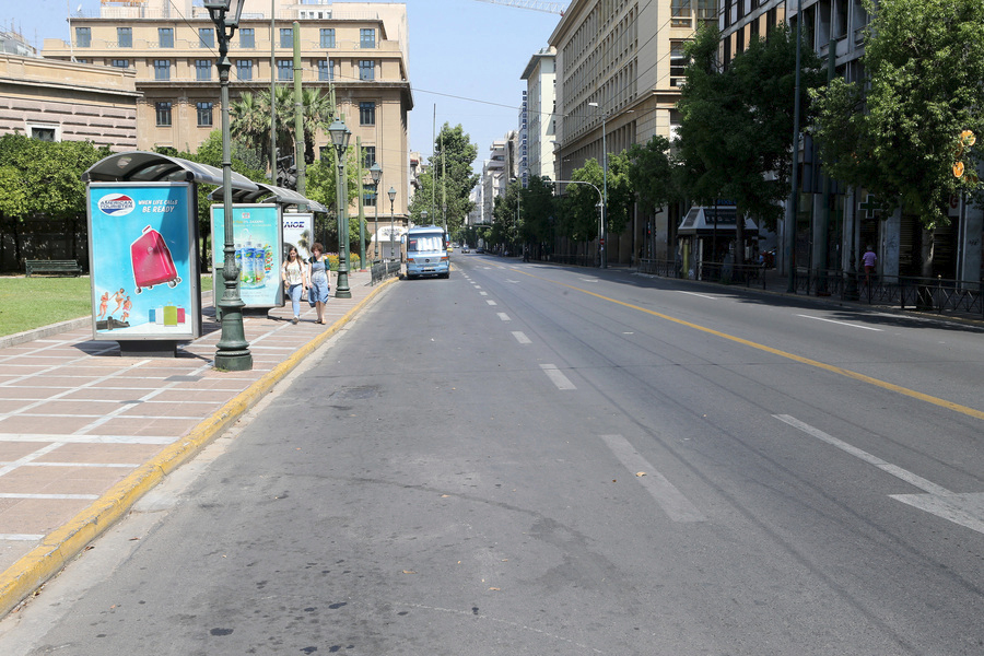 Οι δρόμοι της Αθήνας μετά την μεγάλη έξοδο του Αυγούστου! (φωτό)
