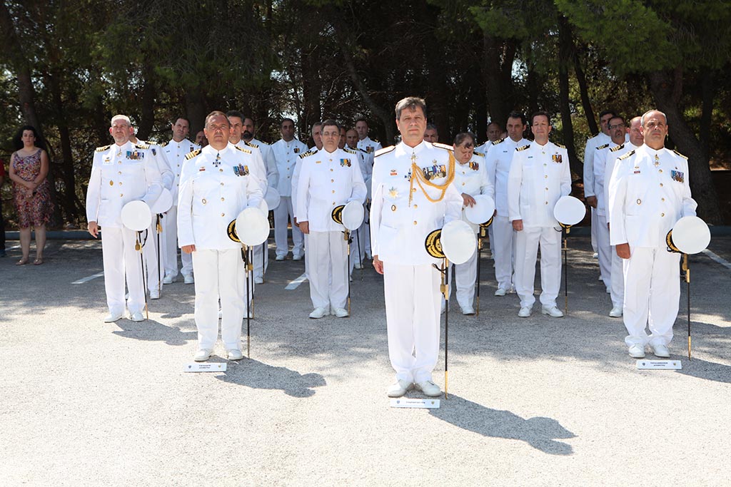 ΓΕΝ: Τελετή παράδοσης-παραλαβής καθηκόντων Διοικητού Στρατηγείου Διοικήσεως Ανατολικής Μεσογείου (φωτό)