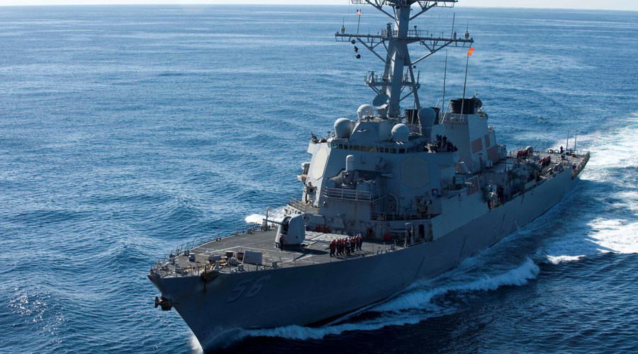 Κατηγορίες Κίνας ότι το αμερικανικό αντιτορπιλικό USS John S. McCain παραβίασε το «κινεζικό και διεθνές δίκαιο»