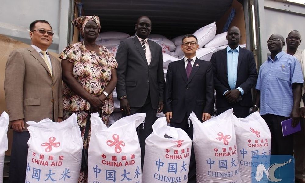 Η Κίνα έστειλε 1.500 τόνους ρύζι ως επίγουσα βοήθεια στο Νότιο Σουδάν