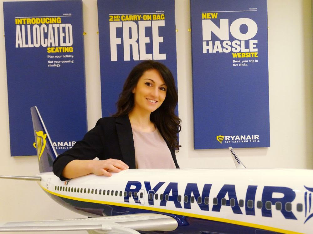 Η Chiara Ravara της Ryanair θα επιβλέπει 34 χώρες σε Ευρώπη, Ισραήλ και Β. Αφρική