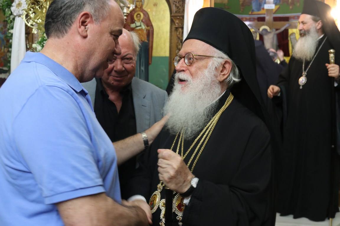 Κεφαλονιά: Στην Παναγία Φιδούσα ο Αρχιεπίσκοπος Αλβανίας Αναστάσιος (φωτό, βίντεο)