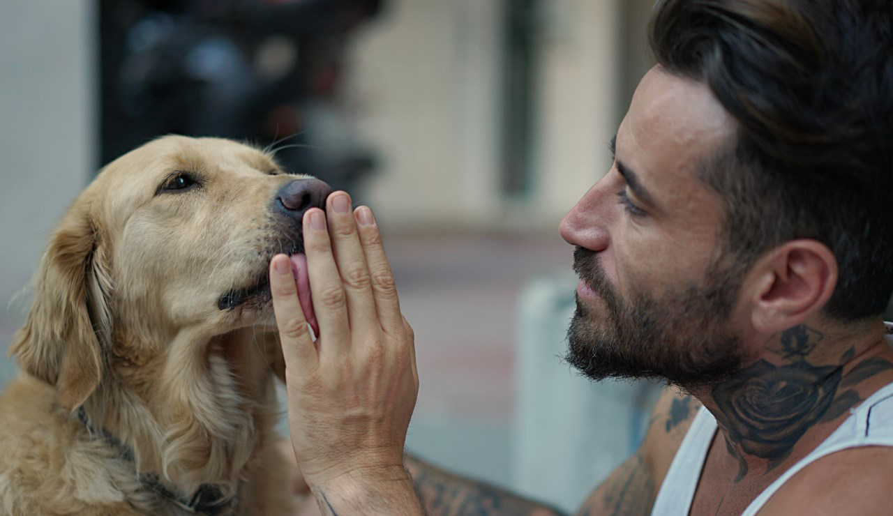 Βίντεο: Δείτε τον Γιώργο Μαυρίδη να γυμνάζεται με τον σκύλο του