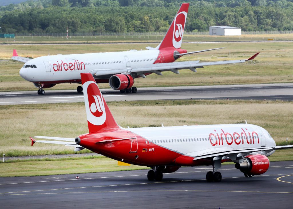 «Διαμάχη για την κρατική βοήθεια» στην Air Berlin μετά την πτώχευσή της