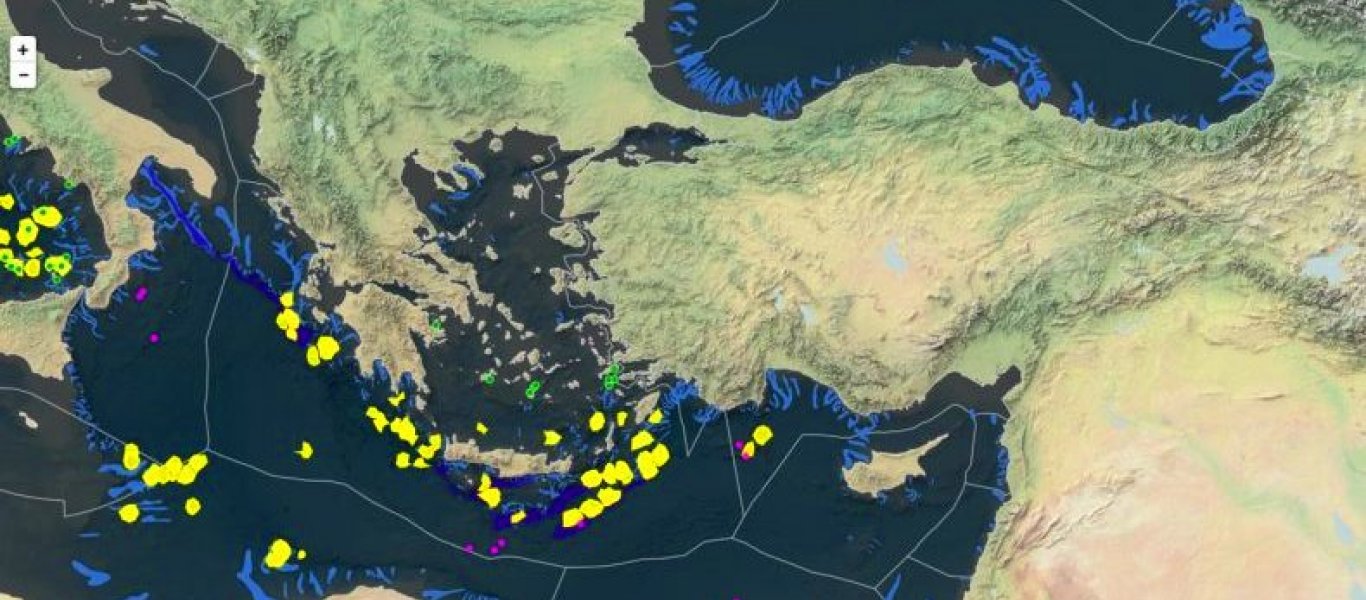 Βρετανία: Αποκαλύφθηκε χάρτης με τα κοιτάσματα υδρογονανθράκων και ορυκτών στην ελληνική ΑΟΖ! – Απίστευτος πλούτος!