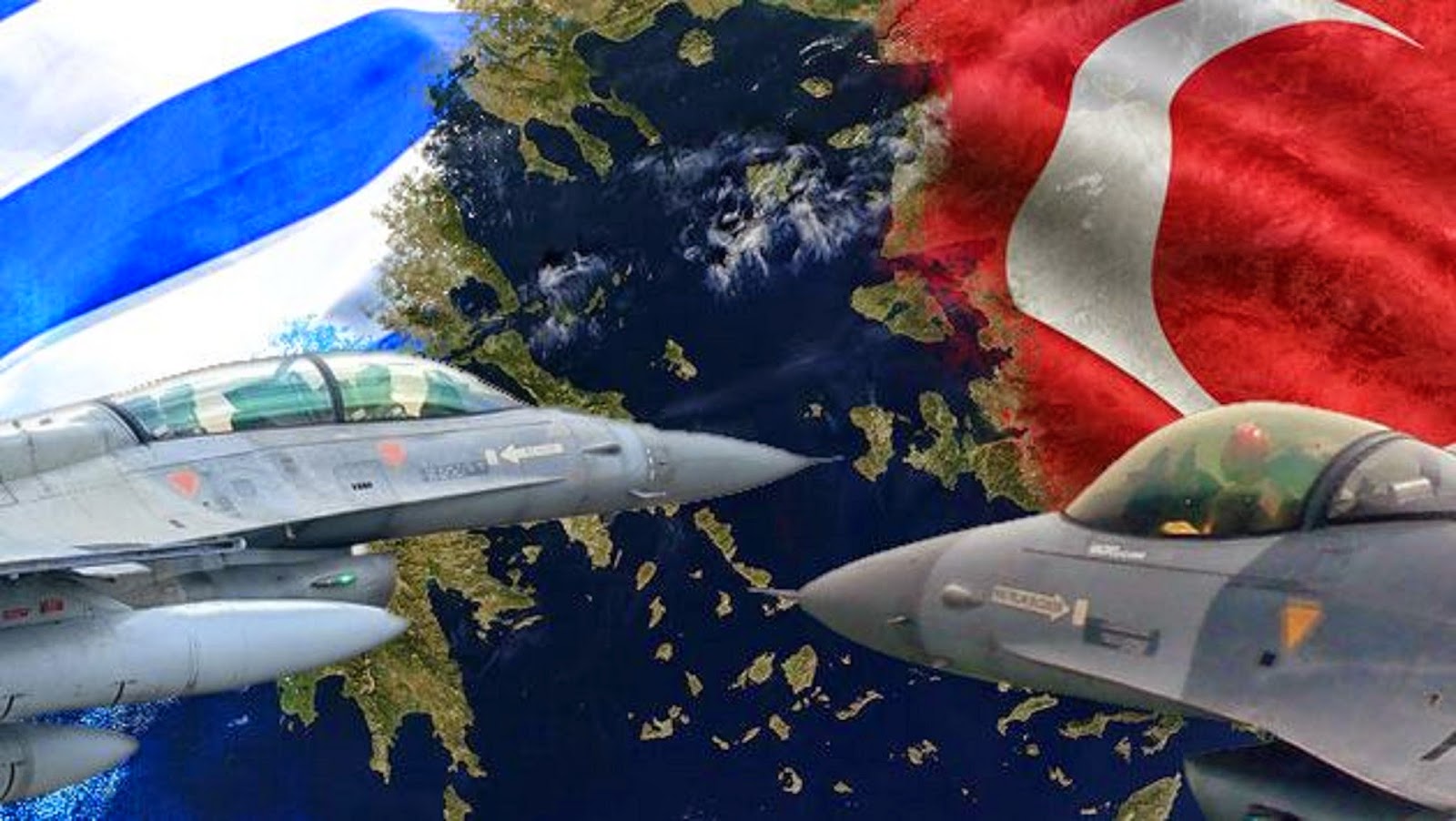Προκλητική συμπεριφορά από τους Τούρκους: 44 παραβιάσεις και μία εικονική αερομαχία