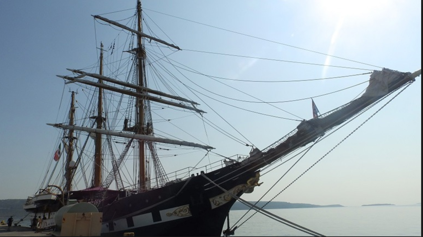 Στην Κύπρο το ιστορικό ιταλικό πλοίο Palinuro
