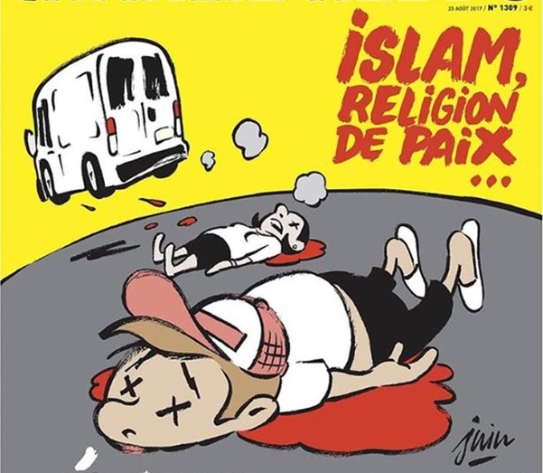 Αντιδράσεις για το εξώφυλλο του Charlie Hebdo μετά την ισλαμική τρομοκρατική επίθεση στην Βαρκελώνη (φωτό)