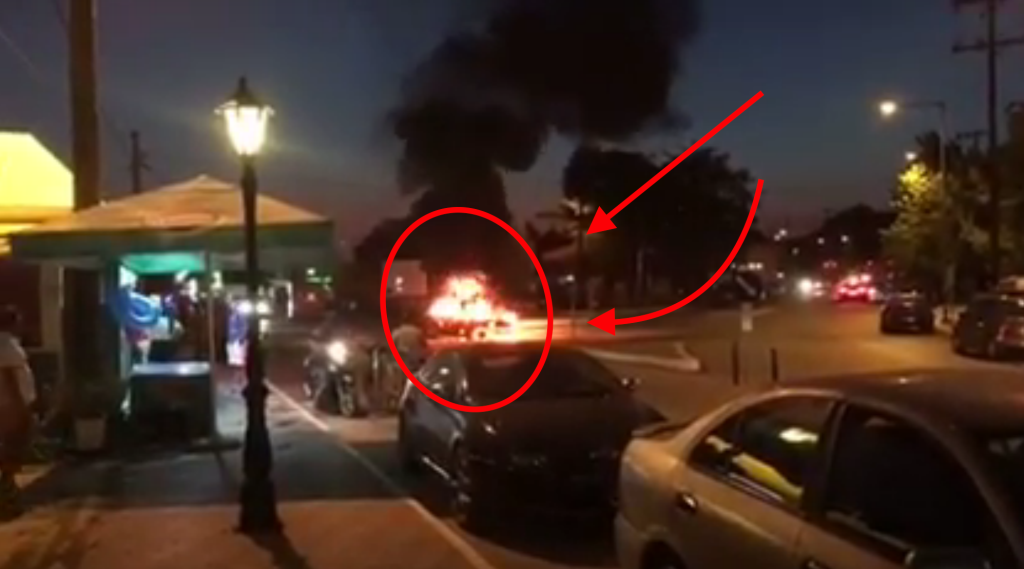 Θεσπρωτία: Φωτιά σε αμάξι στα Σύβοτα (βίντεο)