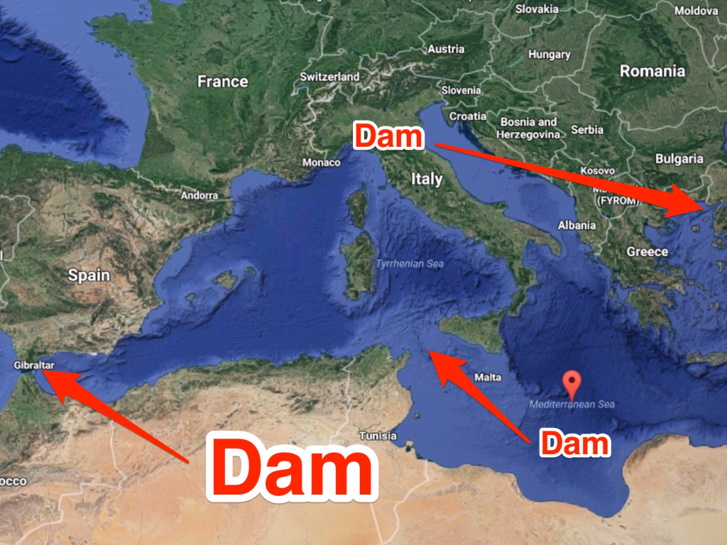 Βίντεο: Τι θα συνέβαινε αν αποξηραίναμε τη Μεσόγειο;