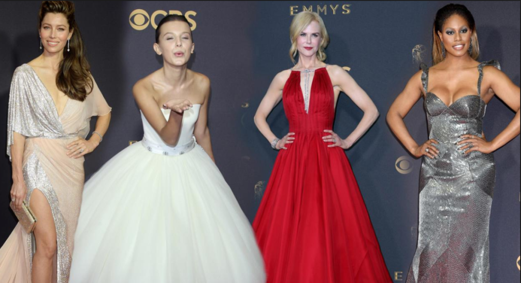 Εντυπωσιακές εμφανίσεις από σταρ του Χόλιγουντ στα 69α Emmy Awards (φωτό)