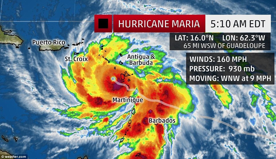 Κατηγορίας 5 και ο τυφώνας Μαρία στην Καραϊβική: «Φύγετε, από το Πουέρτο Ρίκο, αλλιώς θα πεθάνετε!» (φωτό, βίντεο)